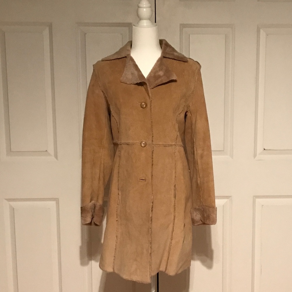 Guess Genuine Leather Jacket, women's size Small.